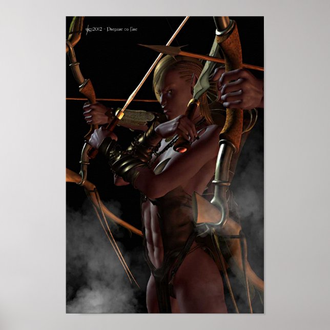 Poster The Drow - Préparez-vous à tirer (Devant)