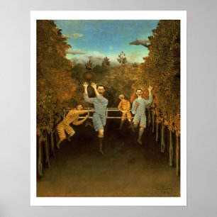 Poster The Football players,1908 (oil on canvas)