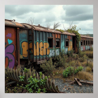 Poster The Forgotten Railway – Abandoned Graffiti Train