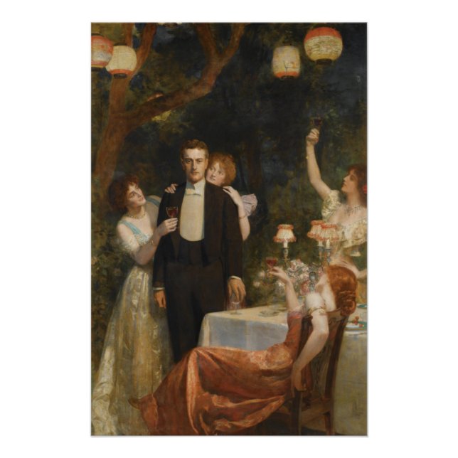 Poster The Garden of Armida (by John Collier) (Devant)