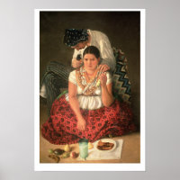 The Gipsy Boy and Girl (huile sur toile)