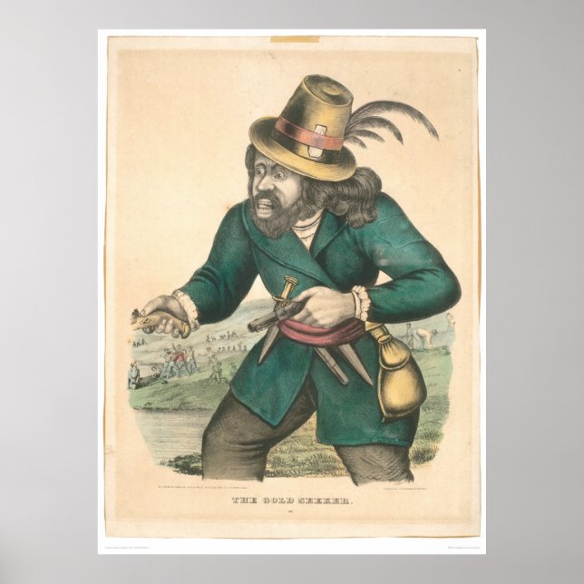 Poster The Gold Seeker (0638A) (Devant)