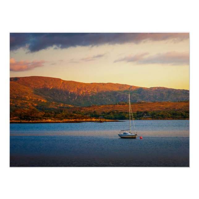 Poster The Golden Evening over Kenmare Bay (Devant)