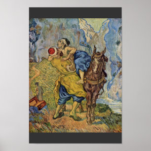 Poster The Good Samaritan (After Delacroix) By Vincent