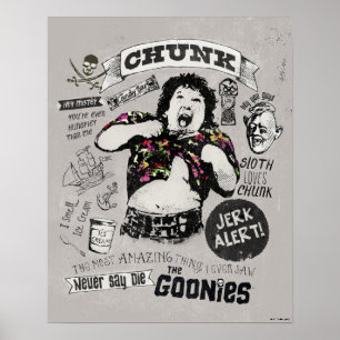 Poster The Goonies Chunk Retro Collage