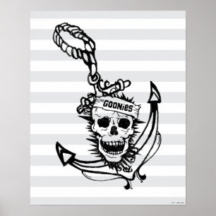 Poster The Goonies Skull & Anchor Graphic