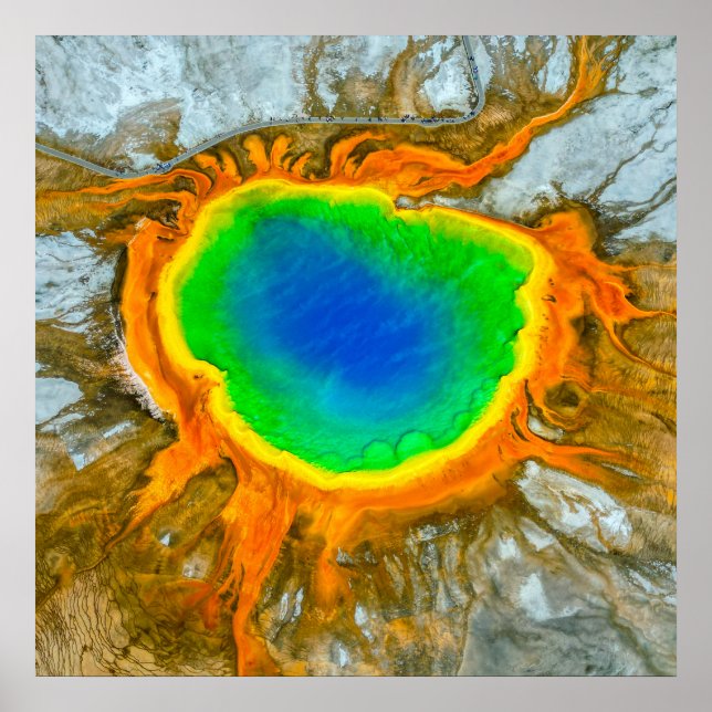 Poster The Grand Prismatic Spring (Devant)
