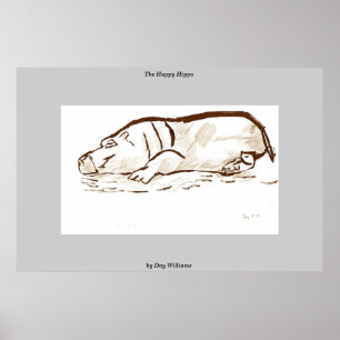 Poster The Happy Hippo