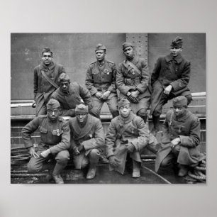 Poster The Harlem Hellfighters - WW1 1919