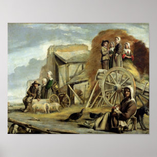 Poster The Haycart, or Return from Haymaking, 1641