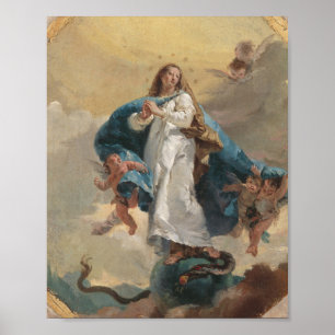 Poster The Immaculate Conception - Giovanni Battista Tiep