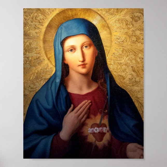 Poster The Immaculate Heart of Mary (Devant)