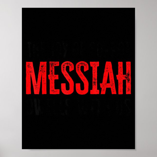 Poster The Joy Of Sukkot Messiah Dwells With Us Jewish Ho (Devant)