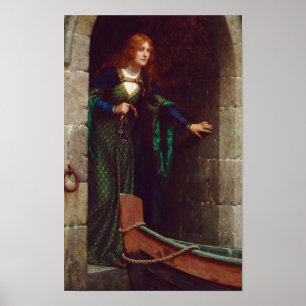 Poster The Keys, vers 1909, par Edmund Blair Leighton