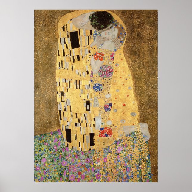 Poster The Kiss, 1907-08 (Devant)