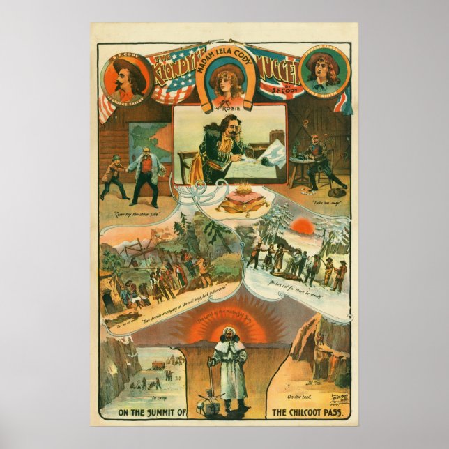 Poster "The Klondyke Nugget", vers 1898 (Devant)