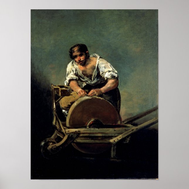 Poster The Knife-Grinder, c.1808-12 (Devant)