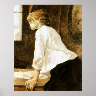 Poster The Laundress by Toulouse-Lautrec