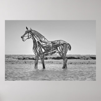 Poster The Lifeboat Horse, Wells-next-the-Sea