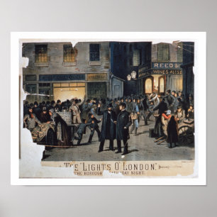 Poster 'The Lights O' London' (litho couleur)