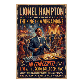 Poster The Lionel Hampton Orchestra
