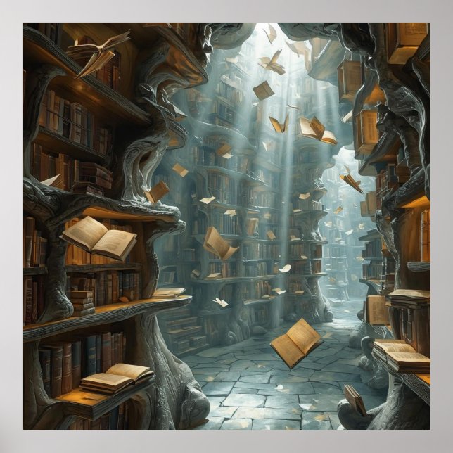 Poster The Living Library (Devant)