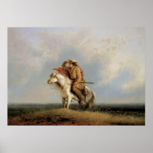 Poster The Lost Greenhorn, Lost on the Prairie par Miller
