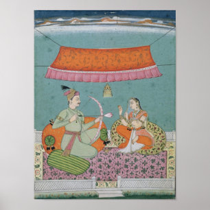Poster The Lotus Arrow, Bilaspur, c.1750