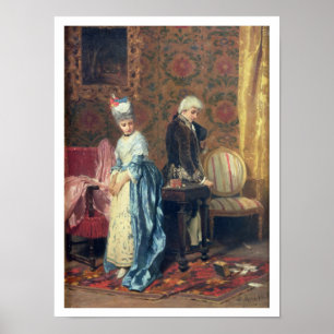 Poster The Lovers' Tiff, 1872 (huile sur panneau)
