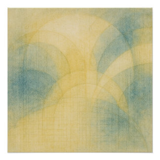 Poster The Luminous Garden Pt4 Japandi Pale Gold