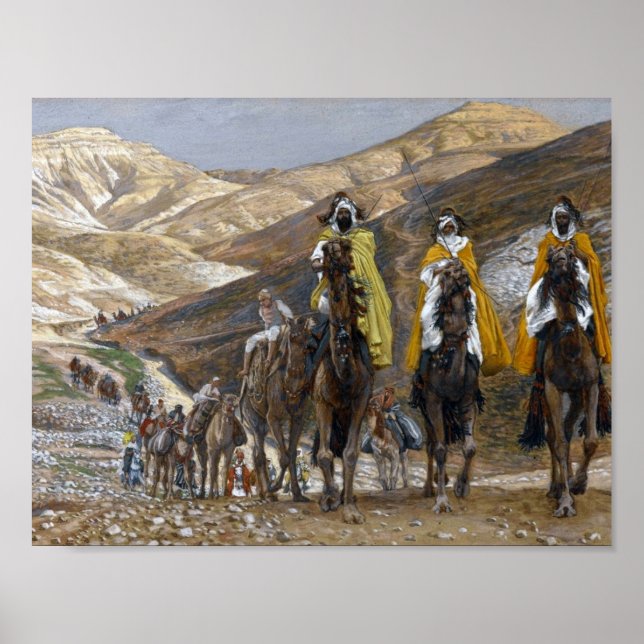Poster "The Magi Journeying" de Tissot (Devant)