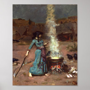 Poster The Magic Circle High Resolution John Waterhouse