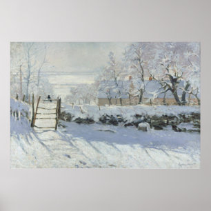 Poster The Magpie - Claude Monet - La Pie