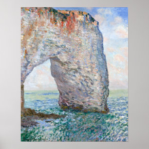 Poster The Manneporte near Etretat by Claude Monet