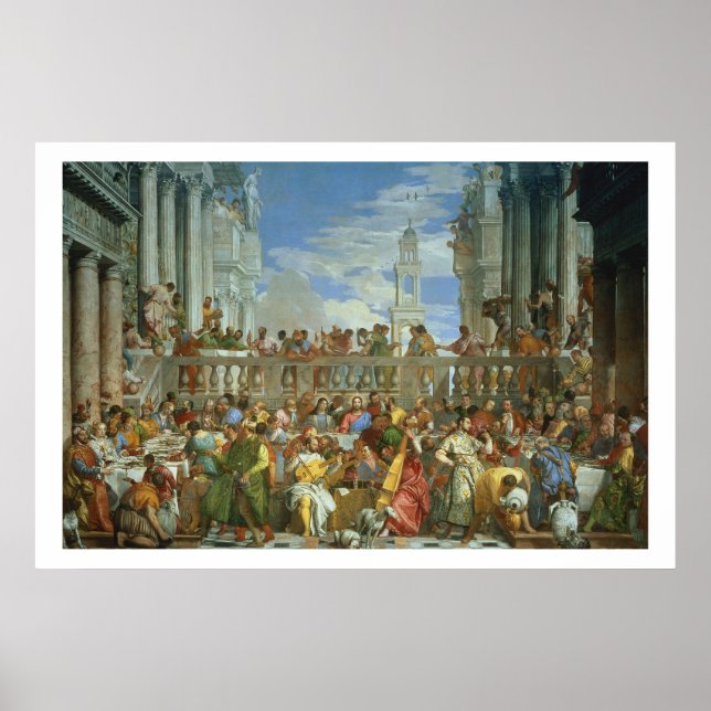 Poster The Marriage Feast at Cana, c.1562 (Devant)
