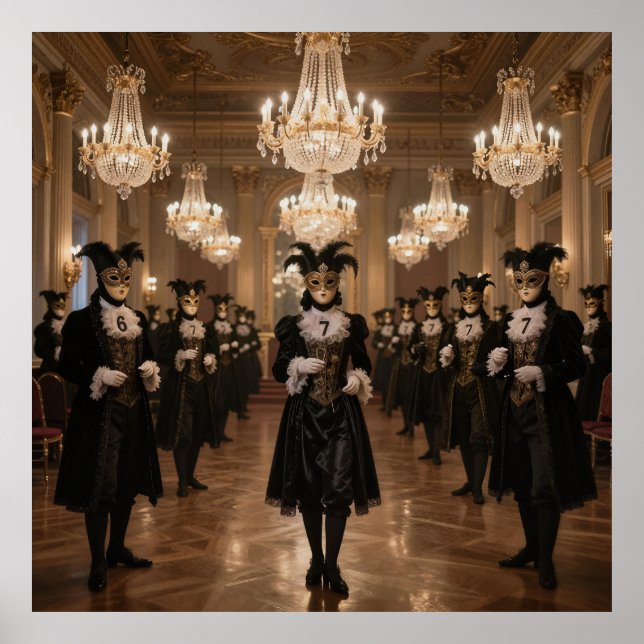 Poster The Masquerade of Sevens (Devant)