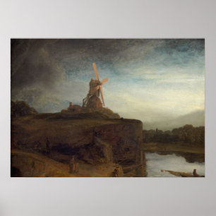 Poster The Mill, 1645-48 (huile sur toile)