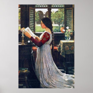 Poster The Missal, par John William Waterhouse - 1902
