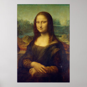 Poster The Mona Lisa La Joconde by Leonardo Da Vinci