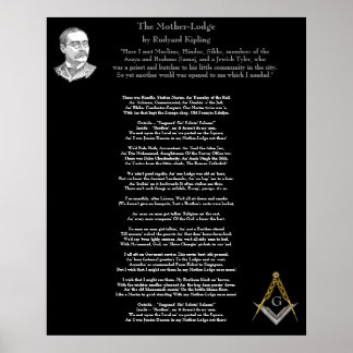 Poster The Mother Lodge - Kipling