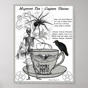 Poster THÉ MUGWORT pour jure Visions