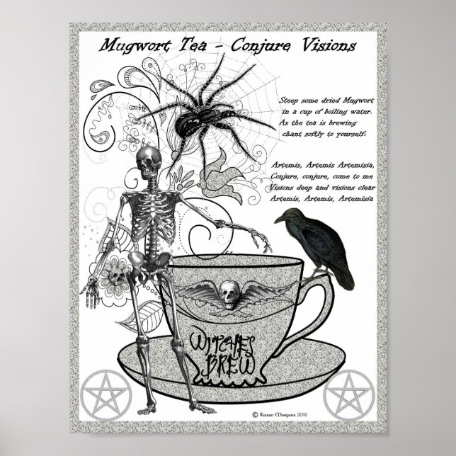 Poster THÉ MUGWORT pour jure Visions (Devant)