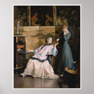 Poster The New Necklace, William McGregor Paxton
