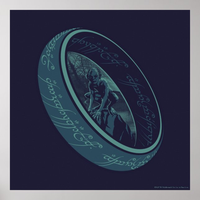 Poster THE ONE RING™ GOLLUM™ Graphic (Devant)