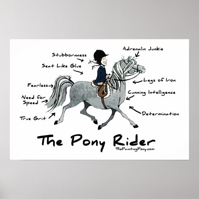 Poster The Pony Rider (Devant)