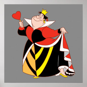Poster The Queen of Hearts With A Small Step & A Smile