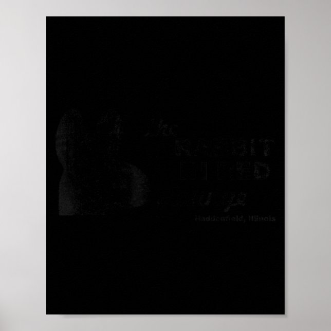 Poster The Rabbit In Red Lounge Halloween  (Devant)