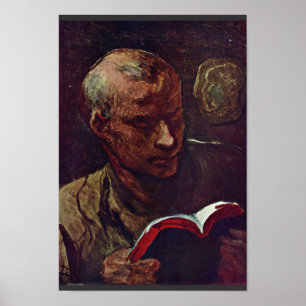 Poster The Reader By Daumier Honoré