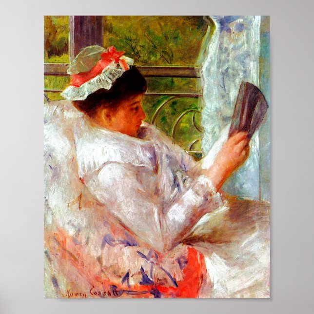 Poster The Reader by Mary Cassatt  (Devant)