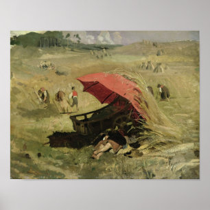 Poster The Red Sunshade, vers 1860